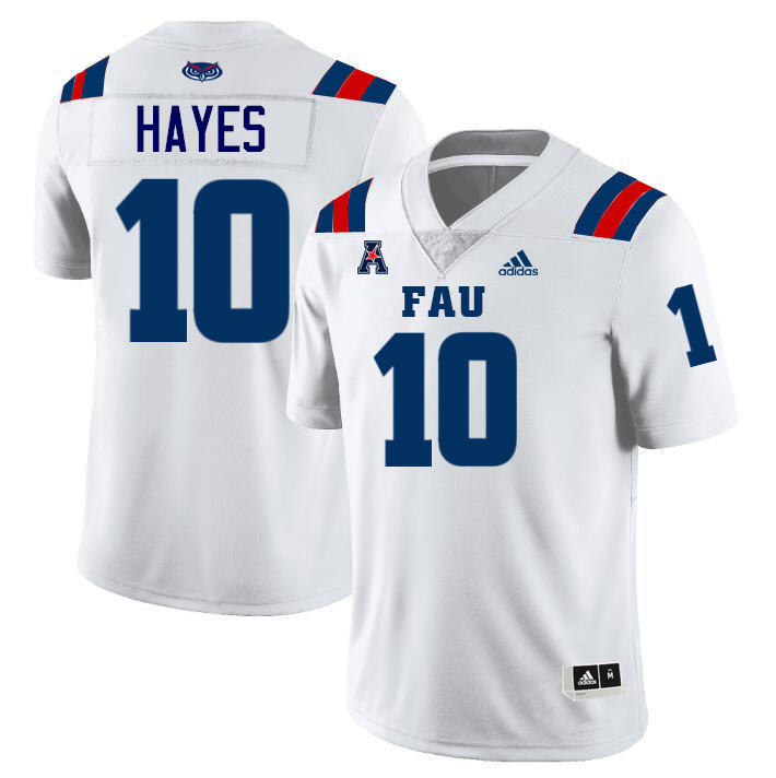 Omari Hayes FAU Jersey,Florida Atlantic Owls Football Jersey,Uniforms,Gears-White